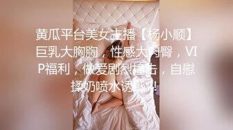 黄瓜平台美女主播【杨小顺】巨乳大胸胸，性感大肉臀，VIP福利，做爱剧烈撞击，自慰揉奶喷水诱惑 ！