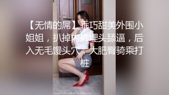 【无情的屌】乖巧甜美外围小姐姐，扒掉内裤埋头舔逼，后入无毛馒头穴，大肥臀骑乘打桩