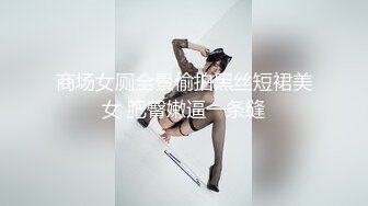 商场女厕全景偷拍黑丝短裙美女 肥臀嫩逼一条缝